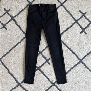 Kut from the Kloth Mia Toothpick Skinny High Rise Black Jeans